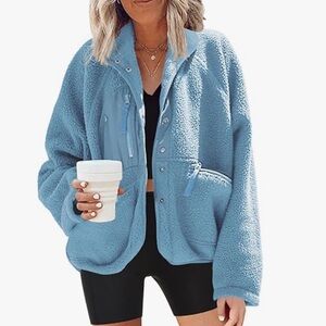 Women's Blue Fleece Jacket